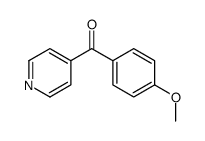 (4-methoxyphenyl)-pyridin-4-ylmethanone结构式
