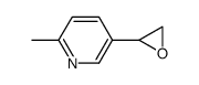 Pyridine, 2-methyl-5-oxiranyl- (9CI) structure