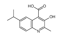 3-hydroxy-2-methyl-6-propan-2-ylquinoline-4-carboxylic acid Structure