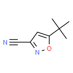 3-Isoxazolecarbonitrile,5-(1,1-dimethylethyl)-(9CI) picture