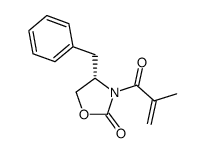 1-[4-benzyl-2-oxo-(4S)-1,3-oxazolidin-3-yl]-2-methyl-2-propen-1-one Structure