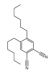 4,5-dihexylbenzene-1,2-dicarbonitrile结构式