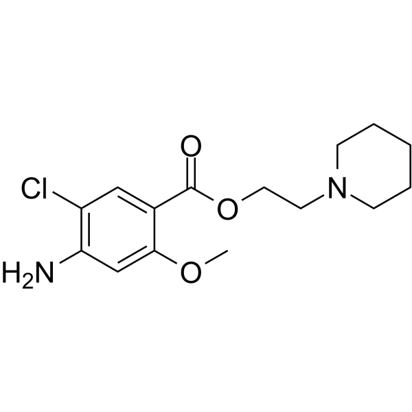 2-piperidin-1-ylethyl 4-amino-5-chloro-2-methoxybenzoate Structure