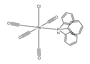 cis-[Re(CO)4(PPh3)Cl]结构式