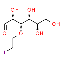 3-O-(2-iodoethyl)glucose Structure