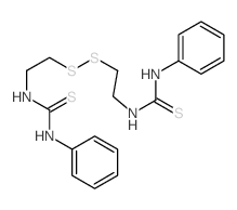 Urea,1,1'-(dithiodiethylene)bis[3-phenyl-2-thio- (8CI)结构式
