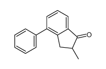 2-Methyl-4-phenyl-2,3-dihydro-1H-inden-1-one structure