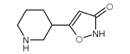 5-(3-哌啶基)-3(2H)-异噁唑酮结构式