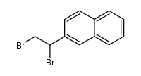 2-(1,2-dibromoethyl)naphthalene Structure