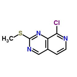 8-Chloro-2-(methylthio)pyrido[3,4-d]pyrimidine Structure