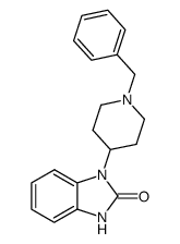 1,3-dihydro-1-[1-benzyl-4-piperidinyl]-2H-benzimidazol-2-one structure