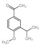 1-(3-Isopropyl-4-methoxyphenyl)ethanone Structure