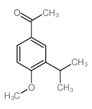 1-(3-Isopropyl-4-methoxyphenyl)ethanone structure