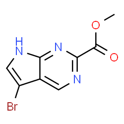 methyl 5-bromo-7H-pyrrolo[2,3-d]pyrimidine-2-carboxylate picture