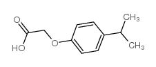 4-Isopropylphenoxyacetic acid Structure