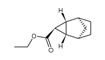 3-anti-ethoxycarbonyl-exo-tricyclo[3.2.1.0(2.4)]octane结构式