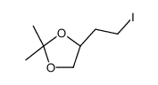 (R)-4-(2-IODO-ETHYL)-2,2-DIMETHYL-[1,3]DIOXOLANE structure