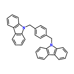 9,9'-[1,4-Phenylenebis(methylene)]bis(9H-carbazole) Structure