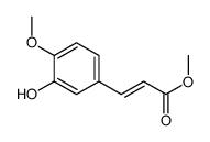 Methyl 3-(3-Hydroxy-4-Methoxyphenyl)acrylate Structure