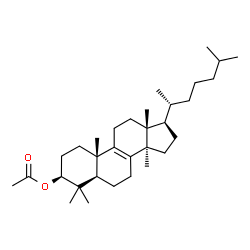 Acetic acid lanost-8-en-3β-yl ester Structure