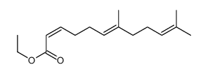 ethyl 7,11-dimethyldodeca-2,6,10-trienoate结构式