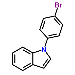 1-(4-Bromophenyl)-1H-indole结构式