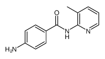 4-Amino-N-(3-methyl-2-pyridyl)benzamide结构式