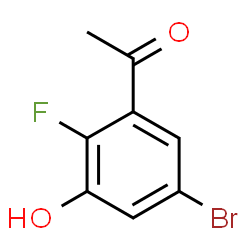5-Bromo-2'-fluoro-3'-hydroxyacetophenone structure