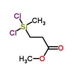 2-甲酯基乙基甲基二氯硅烷结构式