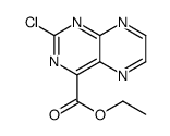 2-Chloro-4-pteridinecarboxylic acid ethyl ester structure