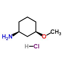 (1S,3R)-3-Methoxycyclohexanamine hydrochloride (1:1) Structure