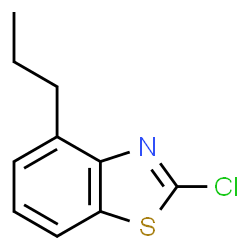 Benzothiazole, 2-chloro-4-propyl- (9CI) Structure