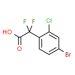 2-(4-bromo-2-chlorophenyl)-2,2-difluoroacetic acid Structure