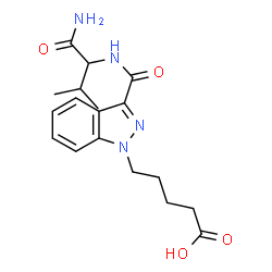 AB-PINACA N-pentanoic acid metabolite结构式