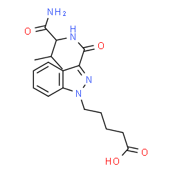 AB-PINACA N-pentanoic acid metabolite structure