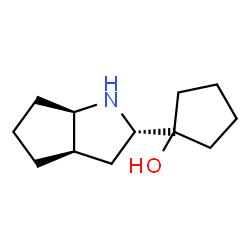 Cyclopentanol, 1-(octahydrocyclopenta[b]pyrrol-2-yl)-, [2S-(2-alpha-,3a-alpha-,6a-alpha-)]- (9CI) structure