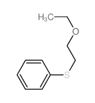 Benzene,[(2-ethoxyethyl)thio]- structure