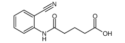 5-(2-cyanophenylamino)-5-oxopentanoic acid结构式