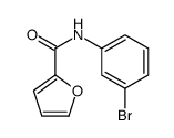 N-(3-bromophenyl)furan-2-carboxamide结构式