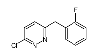 3-Chloro-6-(2-fluorobenzyl)pyridazine结构式