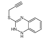 3-prop-2-ynylsulfanyl-1,2-dihydro-1,2,4-benzotriazine结构式