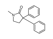 1-methyl-3,3-diphenylpyrrolidin-2-one Structure
