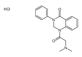 1-[2-(dimethylamino)acetyl]-3-phenyl-2H-quinazolin-4-one,hydrochloride结构式