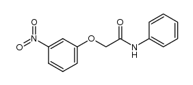 (3-nitro-phenoxy)-acetic acid anilide Structure