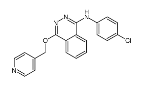 N-(4-chlorophenyl)-4-(pyridin-4-ylmethoxy)phthalazin-1-amine Structure