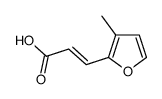 3-(3-methylfuran-2-yl)prop-2-enoic acid结构式