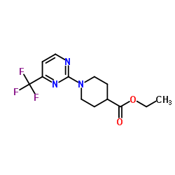 Ethyl 1-(4-(trifluoromethyl)pyrimidin-2-yl)piperidine-4-carboxylate picture
