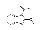 1H-Benzimidazole,2-methoxy-1-(1-methylethenyl)-(9CI) Structure