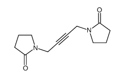 1,1'-(2-Butyne-1,4-diyl)bis(pyrrolidin-2-one) structure
