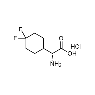 (2r)-2-Amino-2-(4,4-difluorocyclohexyl)aceticacidhydrochloride Structure